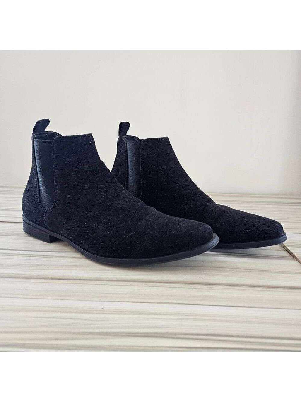 asos Black Men's Chelsea Ankle Boots Size S